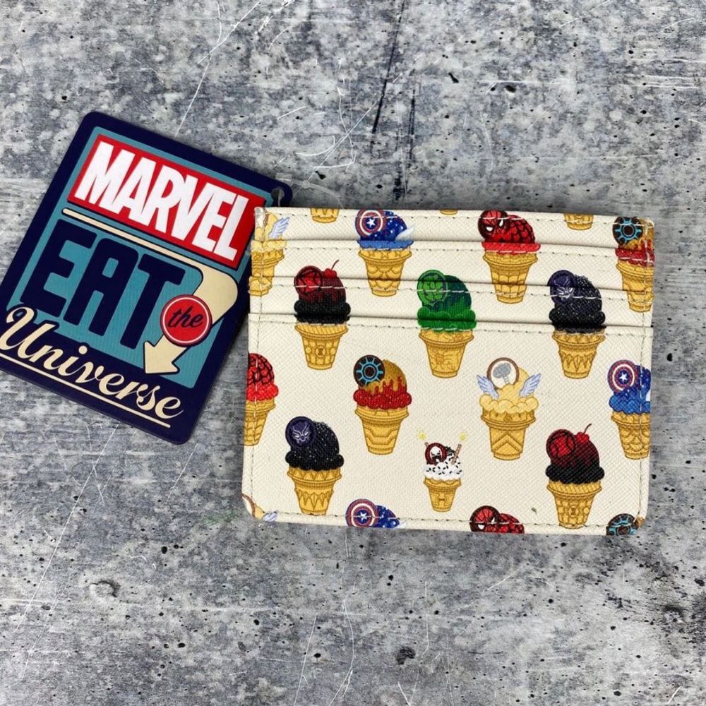NWT Marvel Ice Cream Cones Backpack with Cardholder Set - Picture 4 of 5